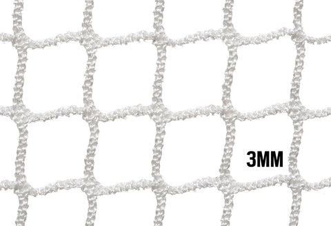 3mm  4x4 Lacrosse Replacement Net (White)