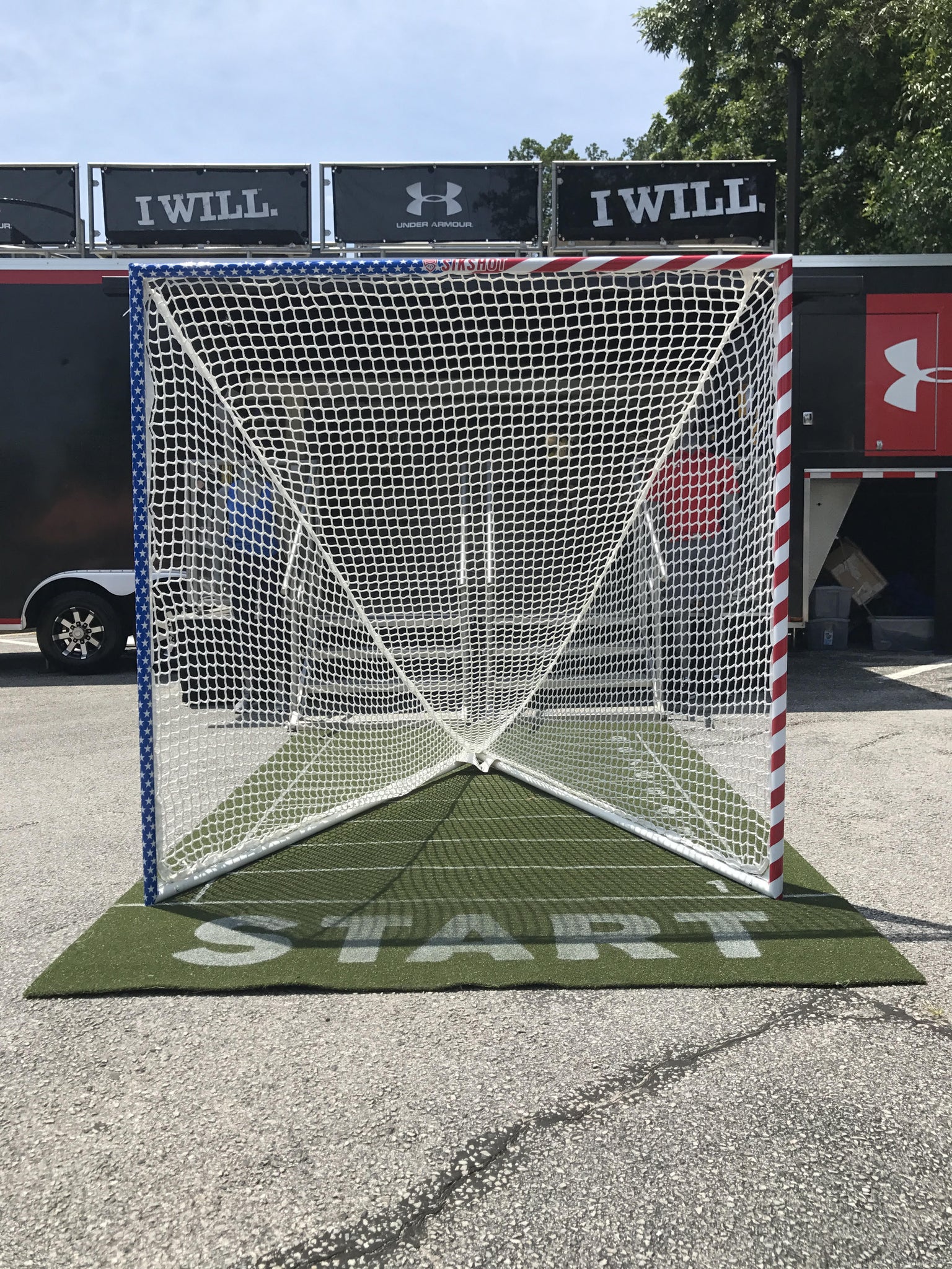 USA Custom Lacrosse Goal SikShot