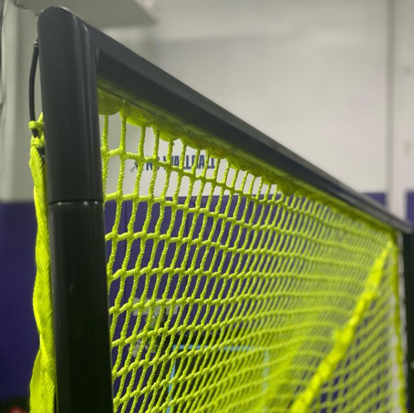 6X6 Lacrosse Goal Black Neon Yellow