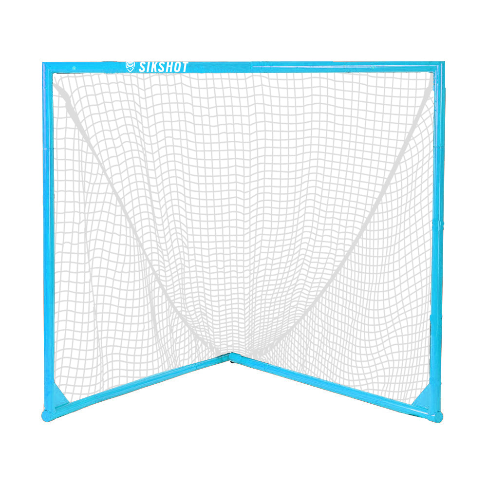 Sky Blue/White 4x4 Box Lacrosse Goal