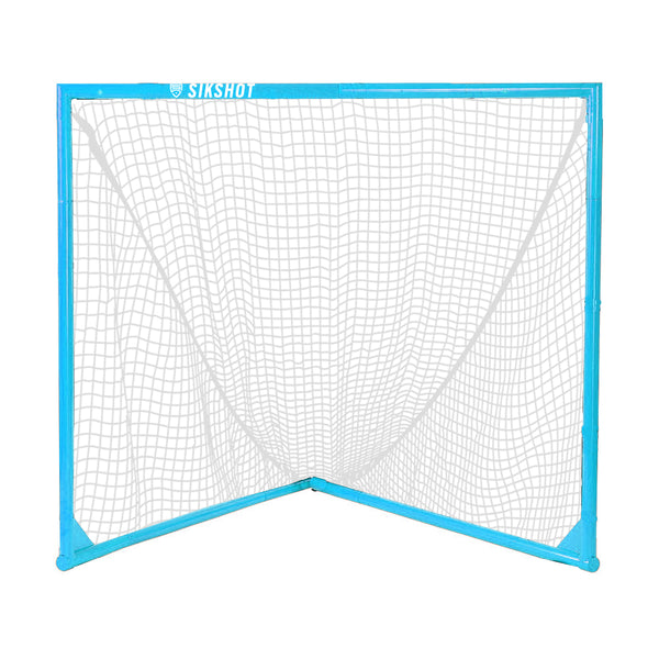 Sky Blue/White 4x4 Box Lacrosse Goal