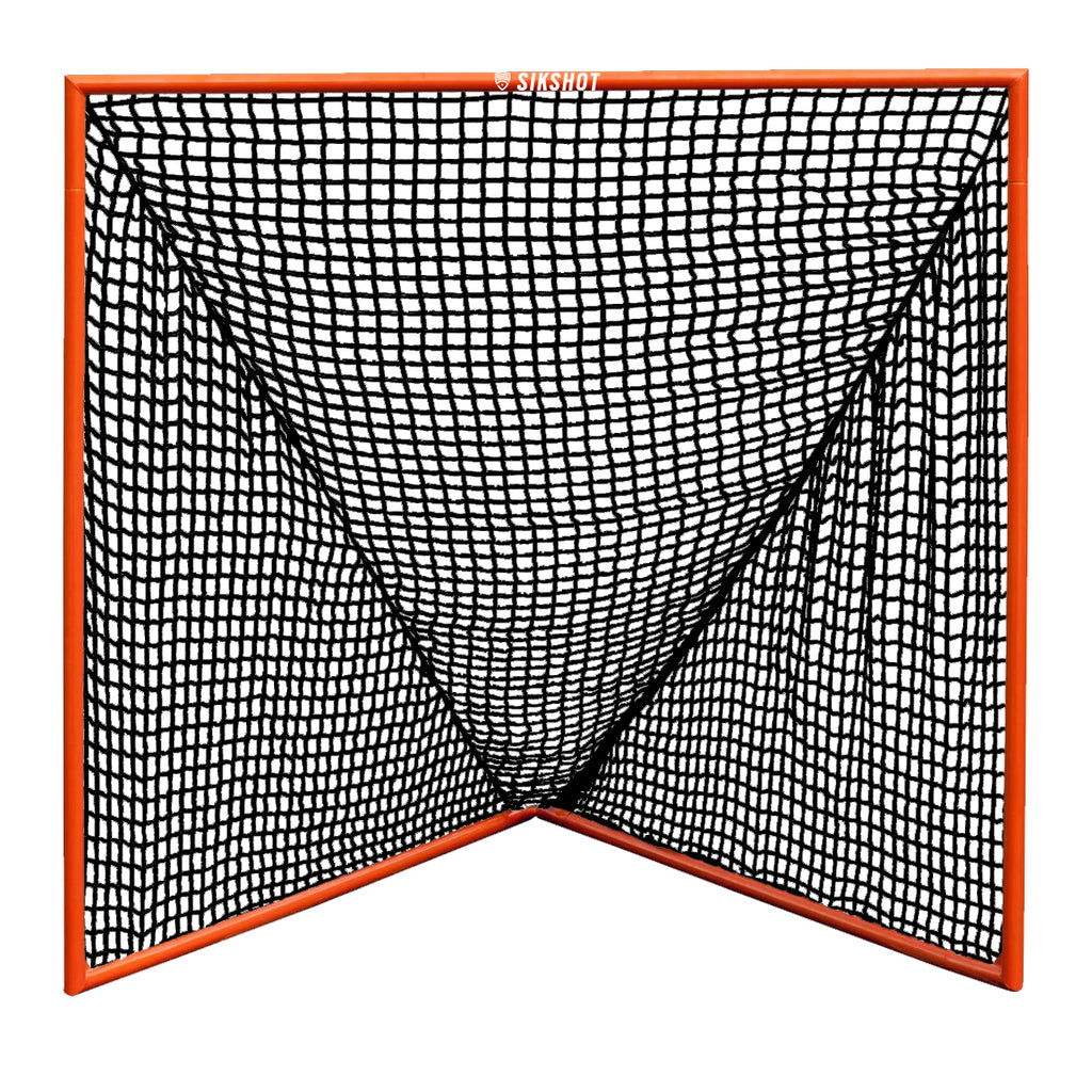 Orange Black 6X6 LACROSSE GOAL