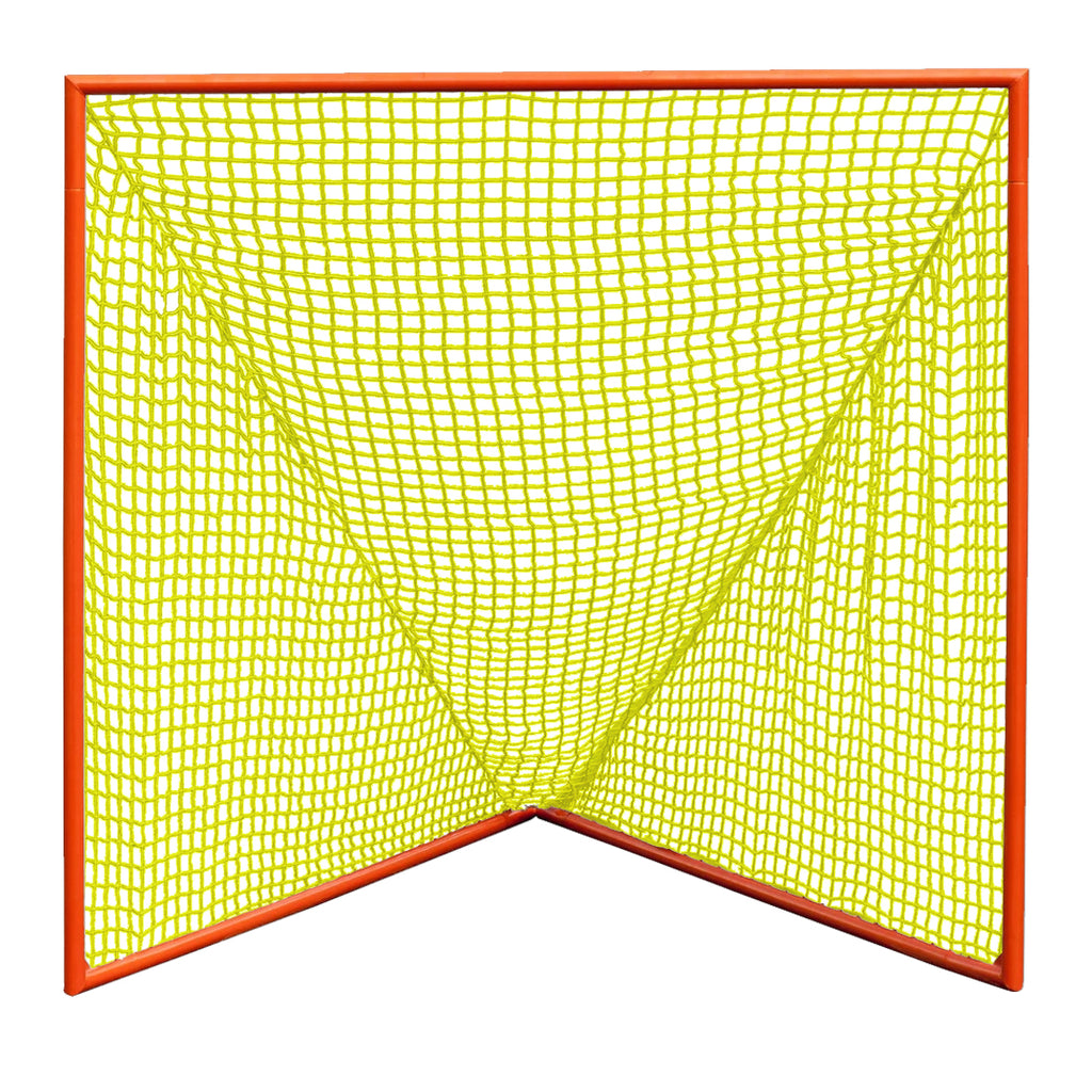 Orange Neon Yellow 6x6 Lacrosse Goal