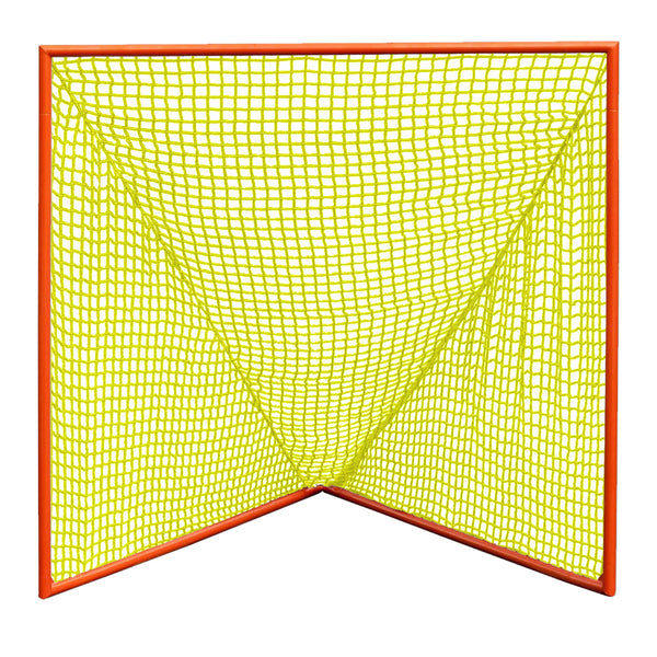 Orange Neon Yellow 6x6 Lacrosse Goal