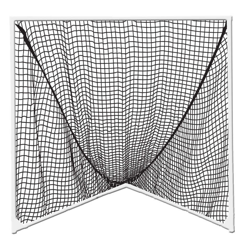 White / Black 6x6 Backyard Lacrosse Goal