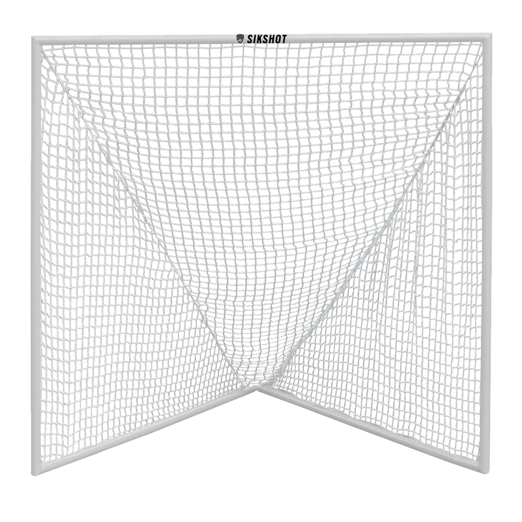White on White 6X6 Lacrosse Goal