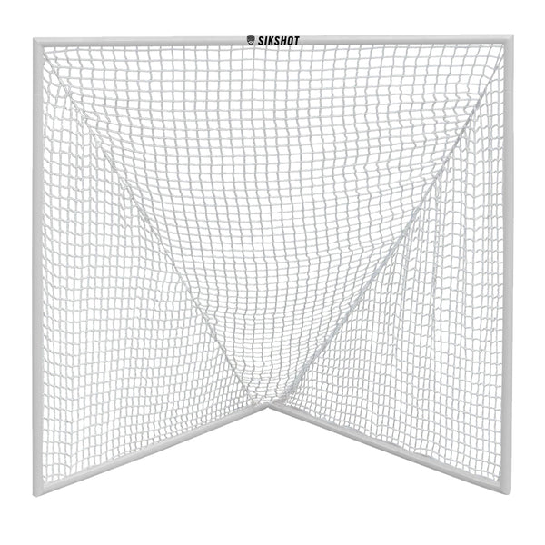 White on White 6X6 Lacrosse Goal